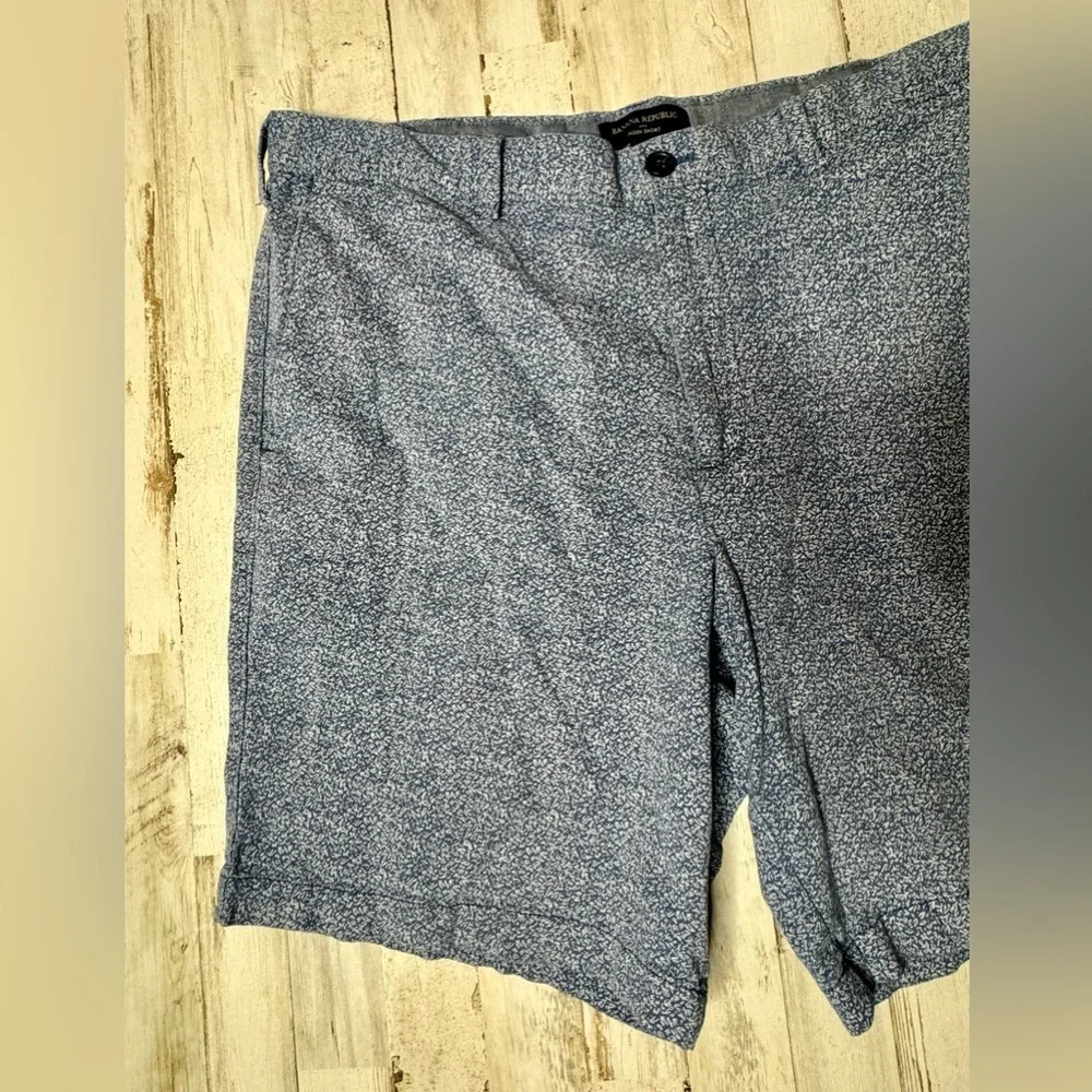 Banana Republic Shorts Mens 38 Blue Aiden Shorts Chino Golf